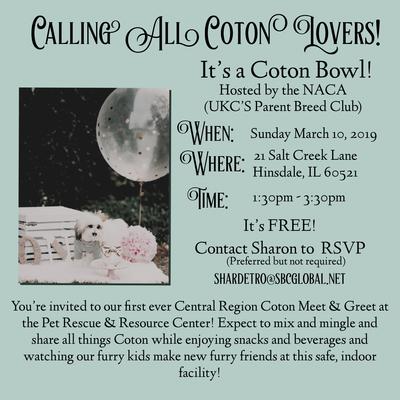 Chicago Area Coton Meetup