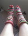My clean Xmas socks before Zero finds them. 