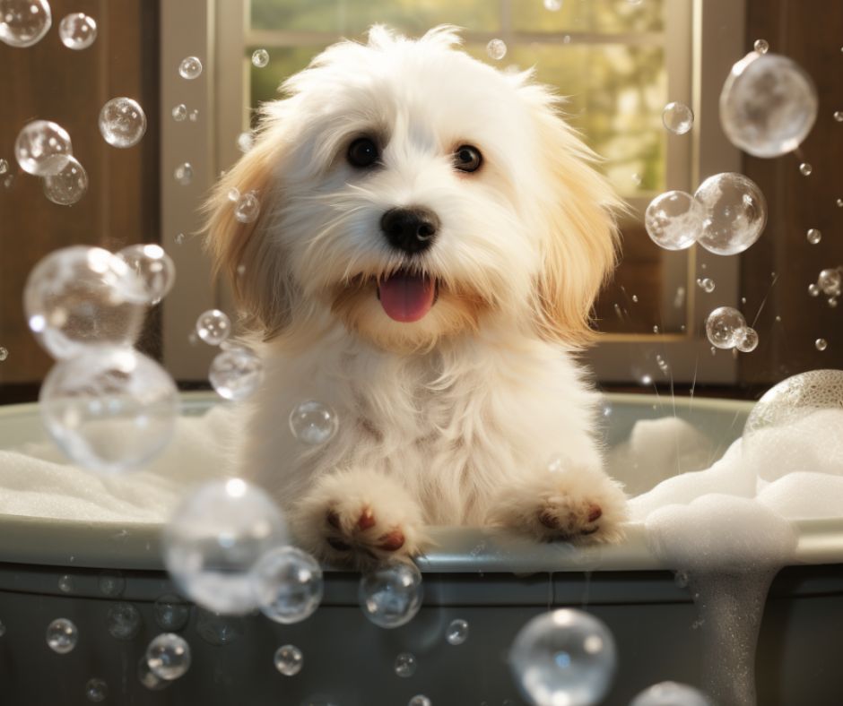 It is essential to understand dog grooming basics for your Coton de Tulear.  No need to be scared of their long coat with these dog grooming tips.