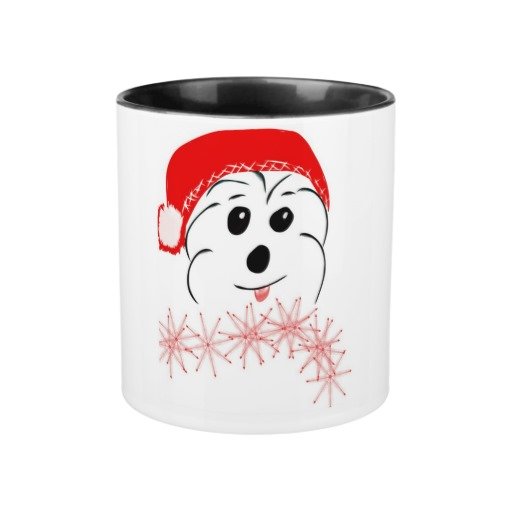 Coton de Tulear Christmas mug