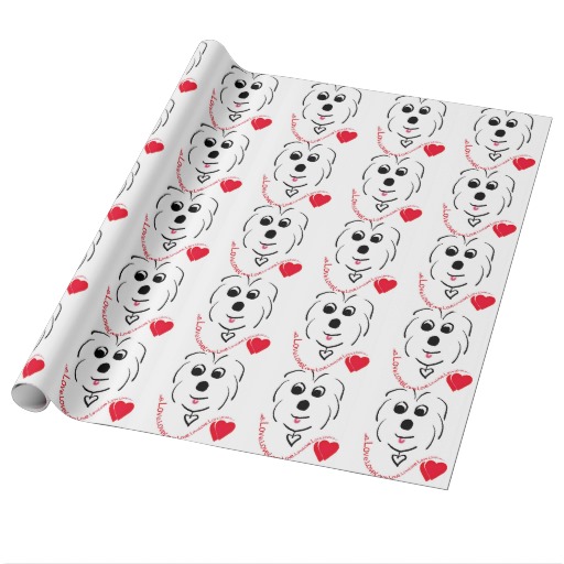 Coton de Tulear wrapping paper