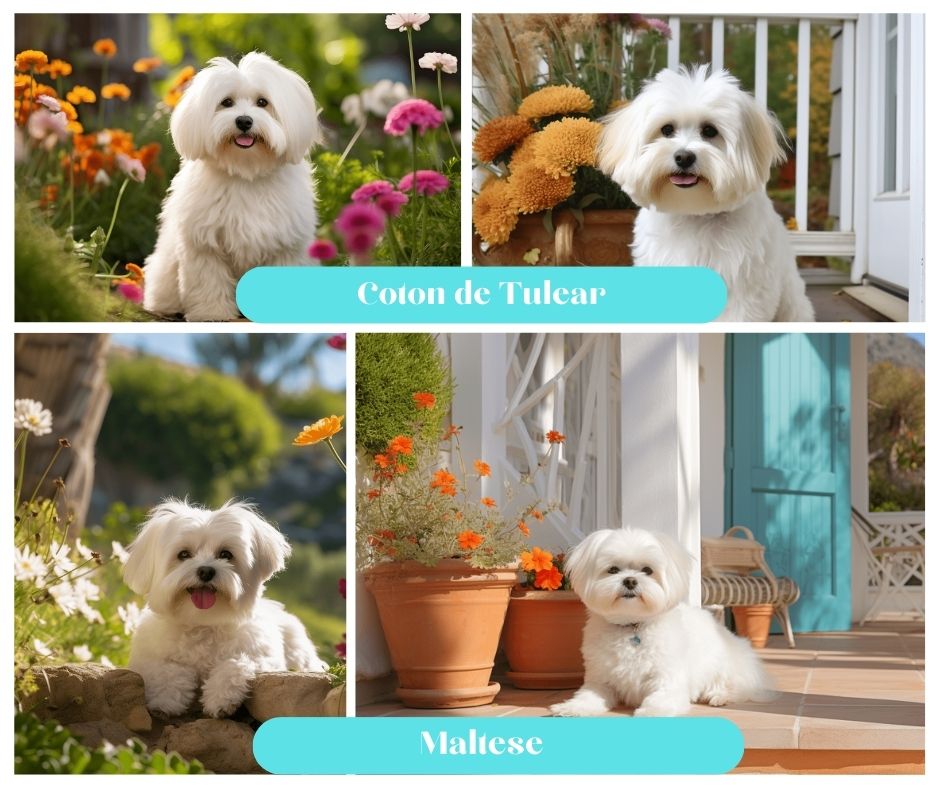 coton vs maltese appearance