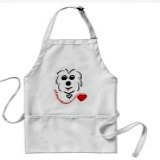 coton de tulear apron