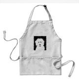 coton de tulear apron